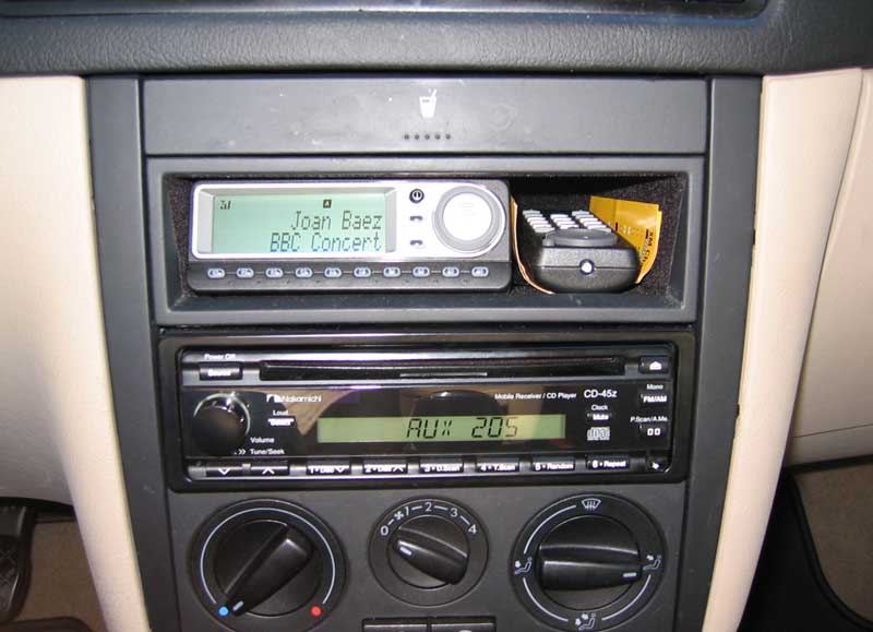 Sirus Radio Fitment question above sunroof motor VW Vortex